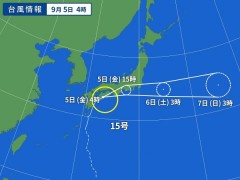 1の台風