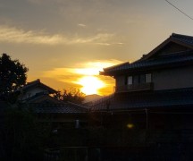 1の10の夕方